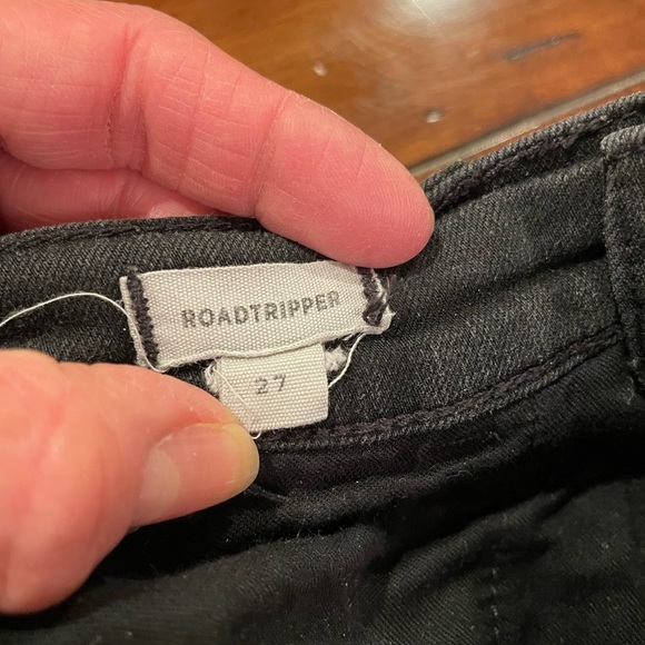 Madewell Women’s Black Roadtripper skinny crop jeans Size 27 - Picture 6 of 7